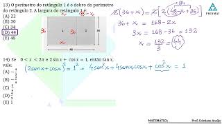 ENA 2025  Lista 03 Q 13 e 14 [upl. by Alekehs]