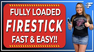 FULLY LOAD YOUR FIRESTICK  STEPBYSTEP  EVERY STREAMING APP [upl. by Storz]