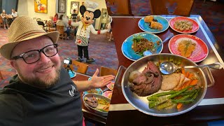 Chef Mickeys Dinner 2021  NEW Food Menu amp The Best Character Dining  Disney’s Contemporary Resort [upl. by Adnilg]