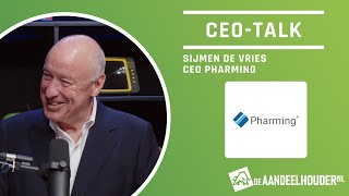 CEO Talk Sijmen de Vries Pharming [upl. by Anerehs]