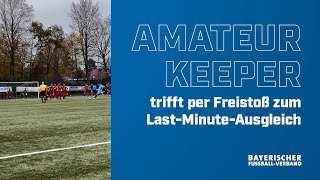 Irre 🤯​ Keeper trifft per Freistoß in der Nachspielzeit zum Ausgleich [upl. by Northway]