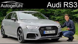 The fastest hot hatch Audi RS3 400 hp FULL REVIEW  Autogefühl [upl. by Patrick]