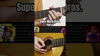 How to play Super Mario Bros Theme guitar tabs [upl. by Niledam]