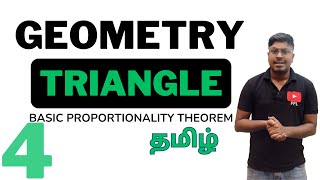 GeometryTriangle  Lesson4  Basic Proportionality Theorem  Language  Tamil [upl. by Airolg]