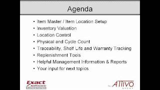 Inventory Control Techniques for Macola part 1 [upl. by Lynna]