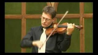 Westhoff Allemande amp Courante from the A major suite for solo violin Tamás Ittzés [upl. by Eiznekam]