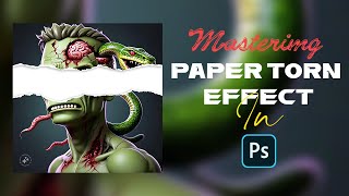 Photoshop Tutorial  Mastering Torn Paper Effect [upl. by Notelrahc]