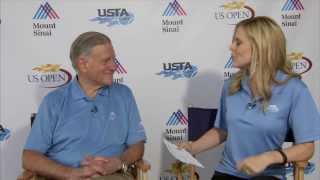 Dr Valentin Fuster discusses Heart Healthy Benefits of Tennis at the US Open [upl. by Benge659]