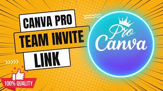 GET CANVA PRO FOR FREE  canva pro team invite link  Updated 21 November 2024 [upl. by Virgilia]