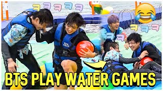 BTS Play Water Games In Run BTS [upl. by Vanessa]