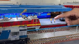 Busiest Model Train Station of Indian Railways  Ho Scale Train Model  Freight amp ICF Model [upl. by Canter171]