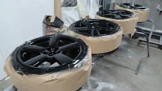 Alloy wheel refurbishment tutorial in 5 minutes [upl. by Oleta]