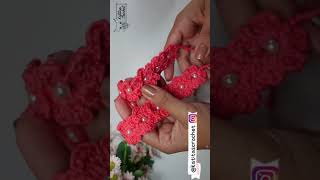 🥰Te enseño a tejer esta hermosa diadema a crochet✨ tutorial ya disponible crochet tutorial diy [upl. by Scharff]