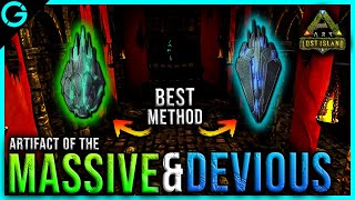 BEST way to get ARTIFACT of the DEVIOUS amp MASSIVE  Ark Lost Island [upl. by Belford]