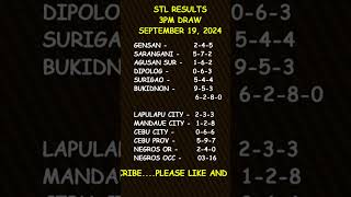 STL Result Today 300 pm draw September 19 2024 shorts [upl. by Emera]