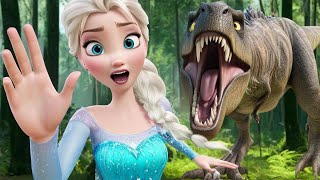 Frozen Elsa  TREX ATTACK [upl. by Susej]