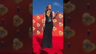 Jennifer Lopez  on the awards red carpet mtvmovieawards 2022 [upl. by Eillo85]