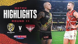 Richmond v Essendon Highlights  Round 11 2024  AFL [upl. by Maressa204]