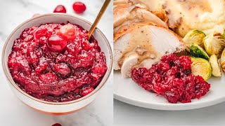 EASY CRANBERRY SAUCE [upl. by Dugaid]