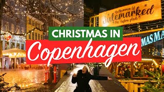 CHRISTMAS IN COPENHAGEN  Tivoli Gardens Christmas Markets Ice Skating amp Other Things to Do [upl. by Ynnhoj353]