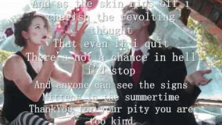 The Dresden Dolls Bad Habit with lyrics [upl. by Layman]