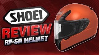 Shoei RFSR Helmet Review from Sportbiketrackgearcom [upl. by Towny833]