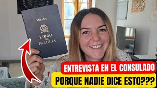 ENTREVISTA CONSULAR MATRIMONIO FRANCIA ● ¿QUE TE PREGUNTAN [upl. by Ytiak]