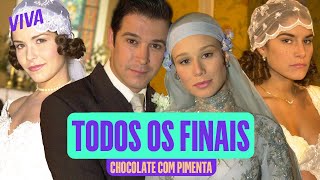 ANINHA E DANILO FELIZES OLGA CASANDO COM PEIXOTO TODOS OS FINAIS DE CHOCOLATE COM PIMENTA  VIVA [upl. by Olag]