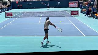 タビロのバックハンドストローク（スロー） Alejandro Tabilo Backhand Stroke Slow Motion [upl. by Awjan]