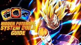 HOW TO BUILD HIDDEN POTENTIAL GUIDE TEQ SSJ2 VEGETA DBZ Dokkan Battle [upl. by Ramedlav]