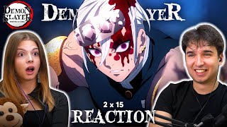 Demon Slayer 2x15 REACTION quotGatheringquot [upl. by Attej371]