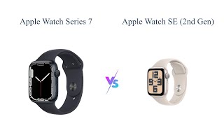 Apple Watch Series 7 GPS 45mm vs Apple Watch SE 2nd Gen GPS 40mm ⌚ Which is Best for You 🤔 [upl. by Rialb]