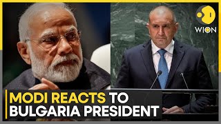 PM Modi reacts to Bulgaria Presidents praise for Indian Navy  Latest English News  WION [upl. by Goldshell130]