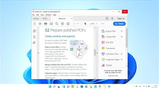 How to Download amp Install Adobe Acrobat Reader on Windows 11 [upl. by Nonnairb]