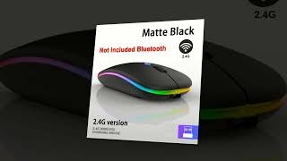 Best Rechargeable Wireless Bluetooth Mouse  Bluetooth Gaming Mouse  Wireless Charging Mouse For Pc [upl. by Cavit715]