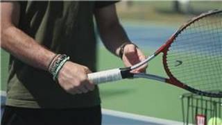 Tennis Tips  How to Hold a Tennis Racket for a Backhand Grip [upl. by Hawthorn]