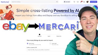 How to Crosslist eBay Listings into Mercari for FREE with This New AI Importing Tool [upl. by Anastase]