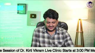 Live Ask DR Kirti Vikram  Homeopathic Medicine  Episode 1964 051023 [upl. by Buseck452]