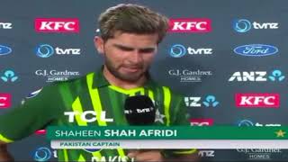 Shaheen Shah Afridi Post match presentation After Pakistan vs New Zealand t20i match  nz vs pak [upl. by Ardene510]