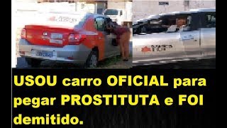 MOTORISTA é demitido APÓS ser FLAGRADO com PROSTITUTA em carro da SECRETARIA DE SAÚDE Notícia [upl. by Rowland]