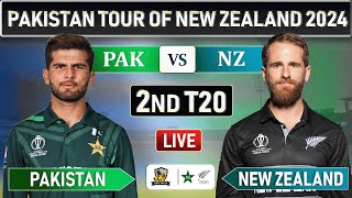 PAKISTAN vs NEW ZEALAND 2nd T20 MATCH LIVE COMMENTARY  PAK vs NZ LIVE [upl. by Meek]