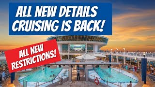 HUGE CRUISE UPDATES CRUISING FROM US IS BACK  ALL DETAILS OF WHEN CRUISES RESTART [upl. by Neelyk]