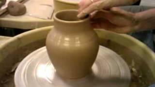 Lesson one  How to center clay on a pottery wheel [upl. by Aiceila289]