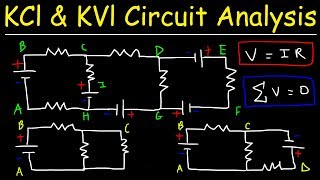 Kirchhoffs Law Junction amp Loop Rule Ohms Law  KCl amp KVl Circuit Analysis  Physics [upl. by Elreath]