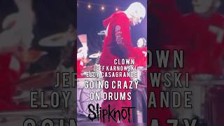 Eloy Casagrande amp Jeff Karnowski Drum Solo with Clown at Debut Show slipknot [upl. by Connor]