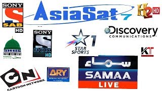 ASIASAT 7 1055 EAST FULL SETTING AND CHANNEL LIST [upl. by Eudoxia]