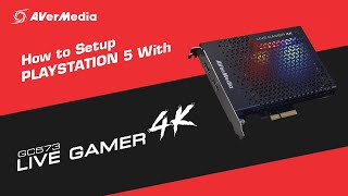 How to setup Playstation 5 with Live Gamer 4K  Tutorial [upl. by Hertberg]