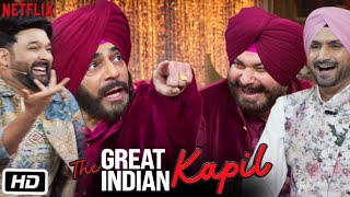 The Great Indian Kapil Show Season 2 Full Episode 9 Explanation  Navjot Singh Sidhu and Harbhajan [upl. by Junna]