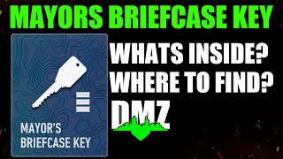 Mayors Briefcase Key DMZ Vondel Location WHATS INSIDE Where to find Season 4 Guide [upl. by Desmund]