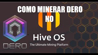 MINERAÇAO COMO MINERAR DERO NO HIVEOS [upl. by Asselam]